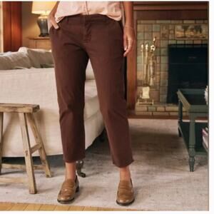 Frank & Eileen Wicklow Italian Chino Pants in Chocolate Brown 4